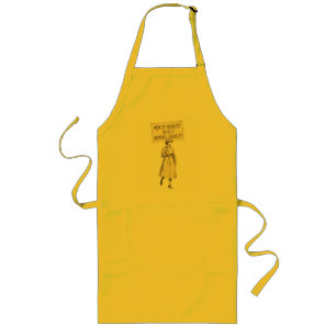 Avental Longo Suffragette Marching, Respeite Igualdade Apron