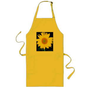 Avental Longo Sunflower Apron