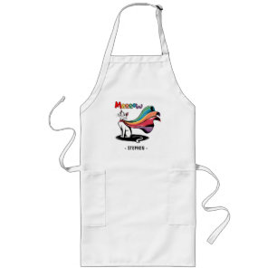 Avental Longo Super Cat Meeow - Rainbow Cape Pride Cat