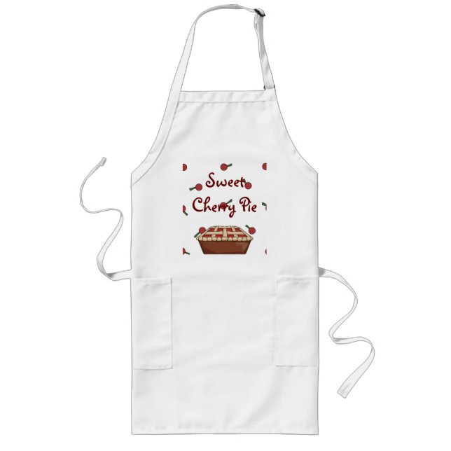 Avental Longo Sweet Cherry Pie Apron (Frente)