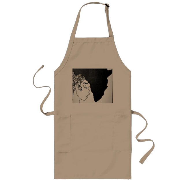 Avental Longo tablier baby afro (Frente)