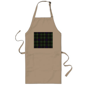 Avental Longo Tartan do Scottish da xadrez da caça do clã de