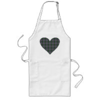 Tartan Heart Design Apron