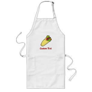 Avental Longo Tortilla Sandwich Wrap Long Apron