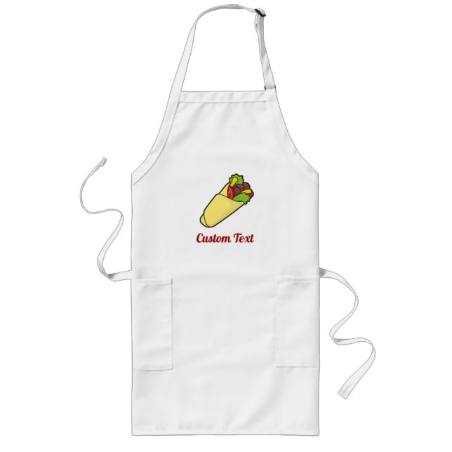 Avental Longo Tortilla Sandwich Wrap Long Apron (Frente)