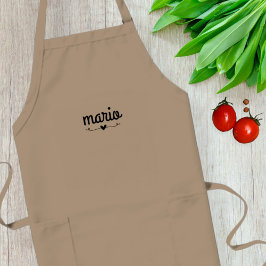 Avental Longo Unisex cooking apron, Adjustable apron