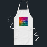 Avental Longo Upload Add Image Logo Photo Template Customize<br><div class="desc">Upload Add Image Logo Photo Template Customize White Kitchen Apron.</div>