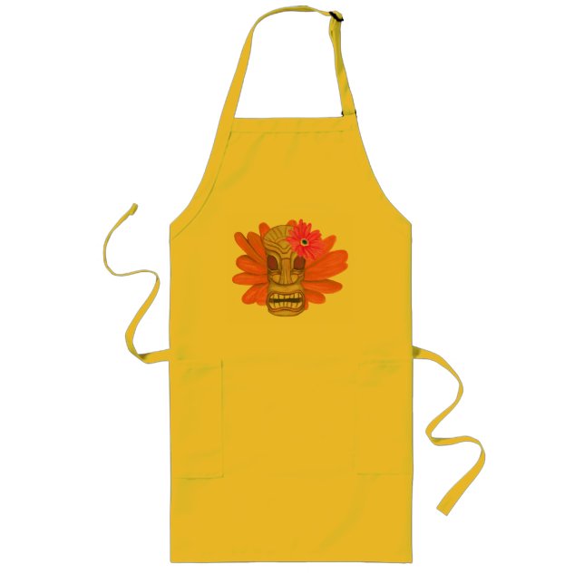 Avental Longo Vacinação havaiana (Frente)