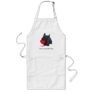 Avental Longo Valentine de Terrier Escocês