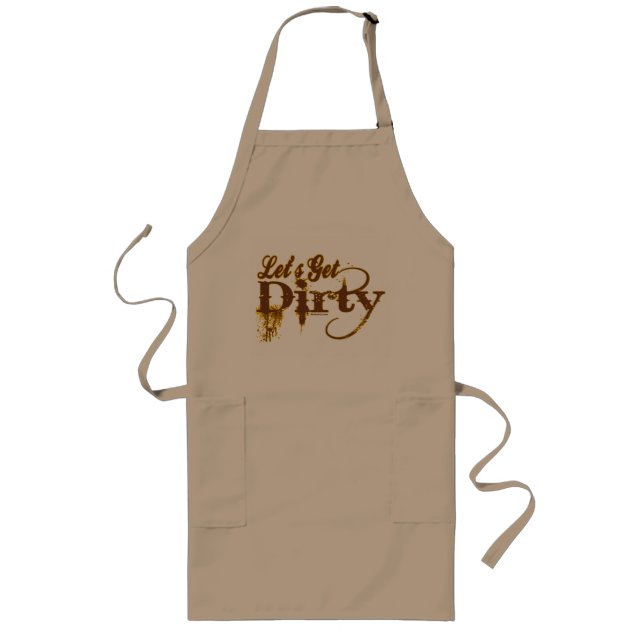 Avental Longo Vamos Get Dirty Aprons (Frente)
