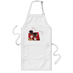 Avental Longo Vinho um pouco... Amo muito! Apron