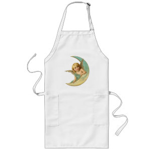 Avental Longo Vintage Angel in Moon