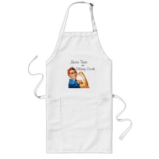 Avental Longo Vintage Funny Dizendo Apron (Frente)