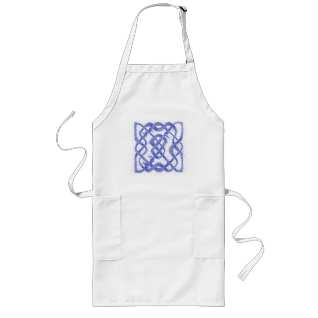 Avental Longo VIOLET CELTIC KNOT Long Apron (Frente)