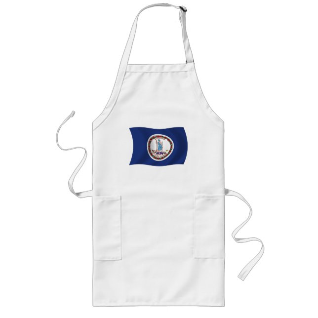Avental Longo Virginia Flag Apron (Frente)