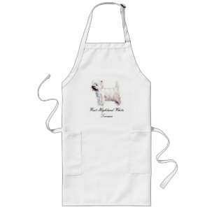 Avental Longo West Highland White Terrier Apron
