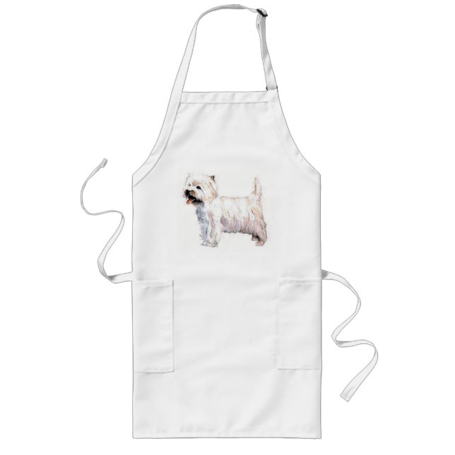 Avental Longo West Highland White Terrier Apron (Frente)