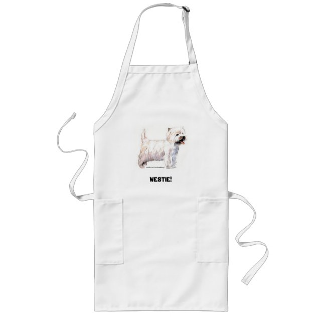 Avental Longo West Highland White Terriers (Frente)