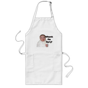 Avental Longo Where's The Party? Long Apron