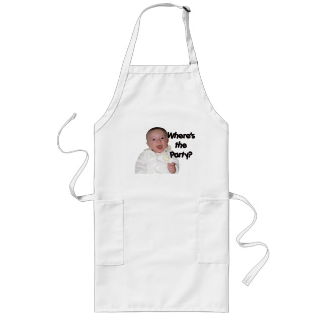 Avental Longo Where's The Party? Long Apron (Frente)