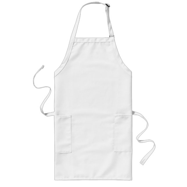 Avental Longo White Long Apron (Frente)