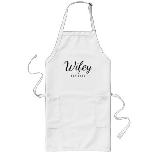 Avental Longo Wifey Bridal Shower Engagement gift