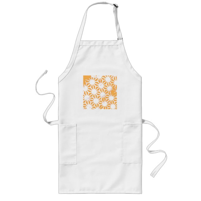 Avental Longo Yellow geometric pattern (Frente)