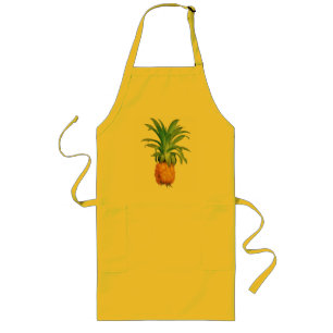 Avental Longo Yellow Orange Green Pineapple