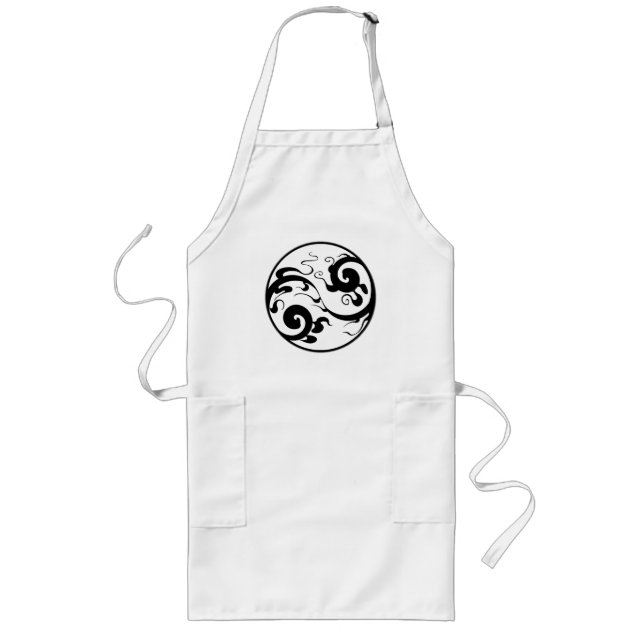 Avental Longo Yin Yang Swirl Apron (Frente)