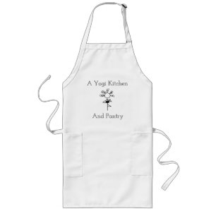 Avental Longo Yogi Kitchen Long Apron