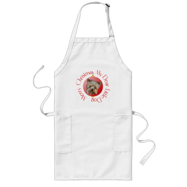 Avental Longo Yorkshire Terrier de Natal (Frente)