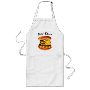 Avental Longo Yummy Cheeseburger