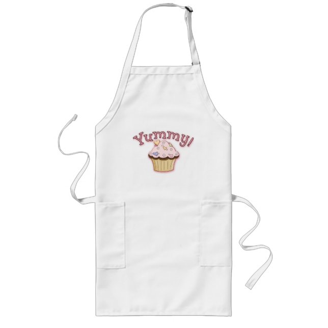 Avental Longo Yummy Cupcake Apron (Frente)