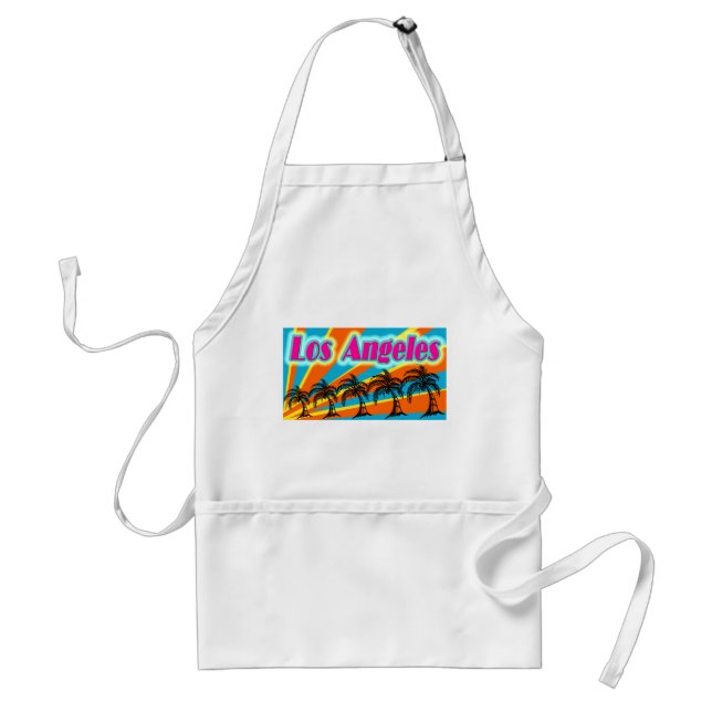 Avental Los Angeles 5 Palm Trees Apron (Frente)