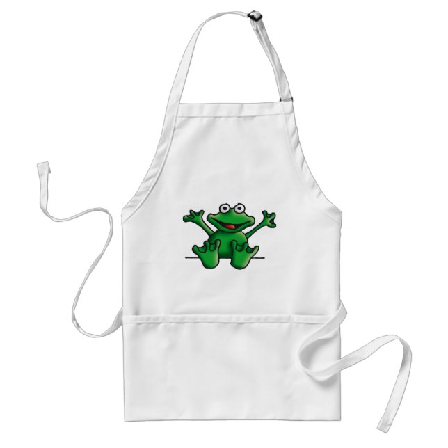 Avental love heart frog (Frente)