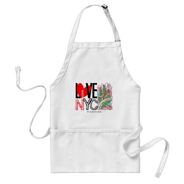 Avental Love NYC & Live In NYC Apron (Frente)