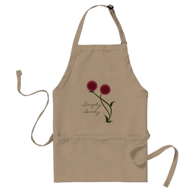 Avental Lovely Blooms Apron, Fúcsia (Frente)