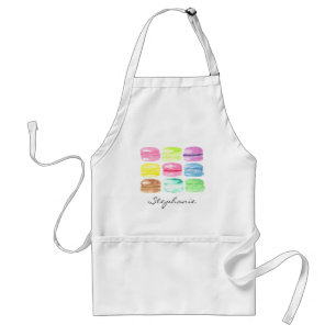 Avental Macaroon Personalizado Aquarela Fofa