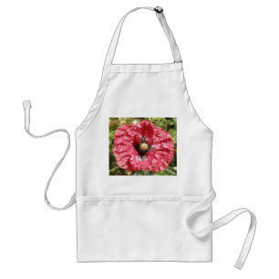 Avental Macro Apron bonito Flor Vermelho