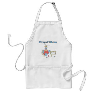 Avental Mãe-Avião Orgulhoso É um camiseta-Rapaz e presente