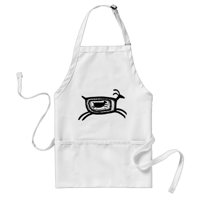Avental Mãe cabra-BW (Frente)