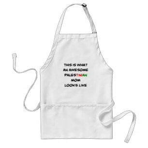 Avental mãe palestina, incrível