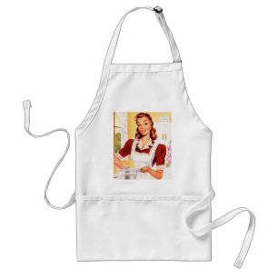 Avental Magia de Cozinha Vintage Retro Feminina Kitsch dos