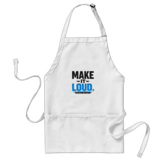 Avental Make It Loud Bold Typography Apron