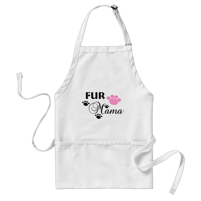 Avental Mama De Peles Com Cozinha Rosa Apron (Frente)