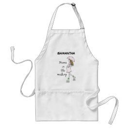 Avental Mama in the making custom adult apron
