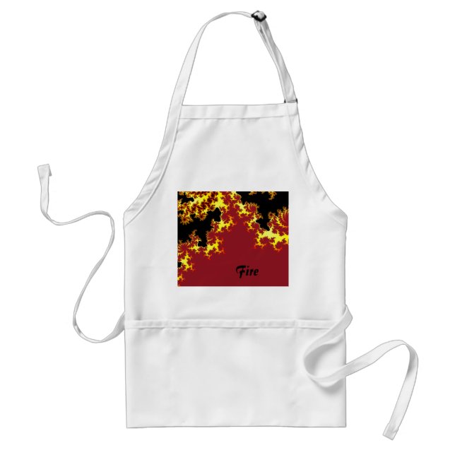 Avental Mandelbrot Fractal Fire (Frente)