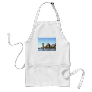 Avental Manhattan NY - Linha Skyline de Manhattan em um Di