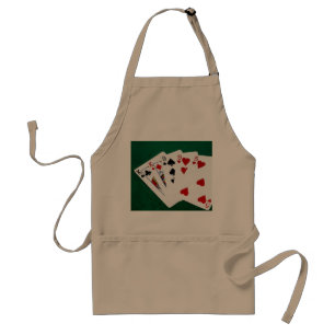 Avental Mãos Poker - Dois Pares - Rei, Nove
