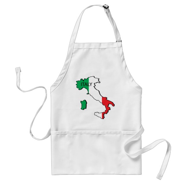 Avental Mapa de Italia (Frente)